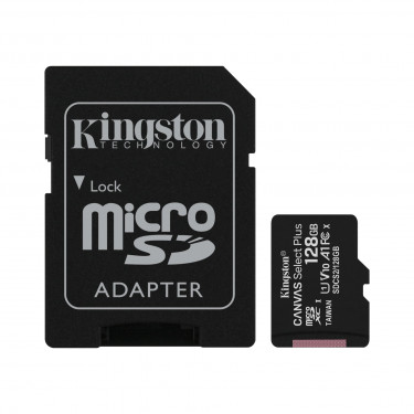 Карта пам'яті microSD 128GB C10 Kingston (SDCS2/128GB)