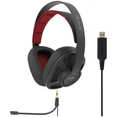 Гарнітура комп'ютерна стерео Over-Ear  GMR/540 ISO Gaming, USB/3.5мм, Uni Mic, 2.4м/1.2м, чорна Koss (194233.101)