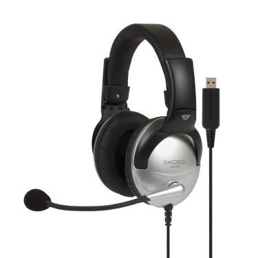 Гарнітура комп'ютерна стерео Over-Ear  SB45, USB, Uni Mic, 2.4м, срібна Koss (195752.101)