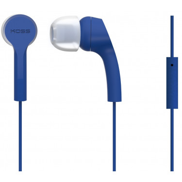 Навушники In-Ear  KEB9iB, 3.5 mini-jack, Mic, блакитні Koss (192360.101)