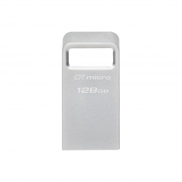 Накопитель USB 3.2 Type-A 128GB Gen1 DT Micro R200MB/s Metal Kingston (DTMC3G2/128GB)