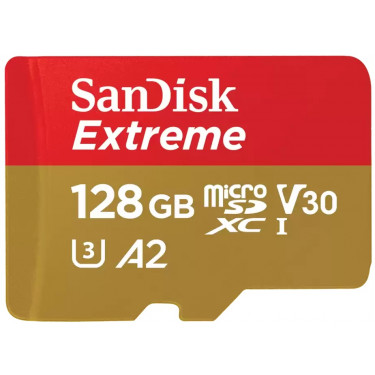 Карта пам'яті microSD 128GB C10 UHS-I U3 SanDisk (SDSQXAA-128G-GN6MN)