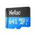 Карта пам'яті microSD 64GB C10 UHS-I R80MB/s + SD Netac (NT02P500STN-064G-R) Фото 7