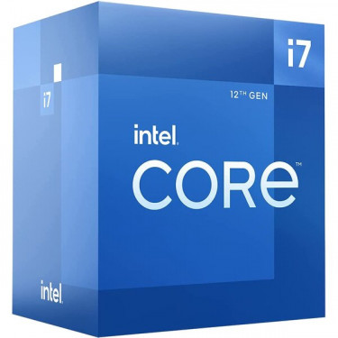 Процесор Core i7-12700F 12C/20T 2.1GHz 25Mb LGA1700 65W w/o graphics Box Intel (BX8071512700F)