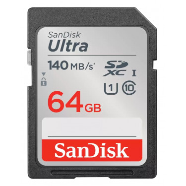 Карта пам'яті SD 64GB C10 UHS-I SanDisk (SDSDUNB-064G-GN6IN)