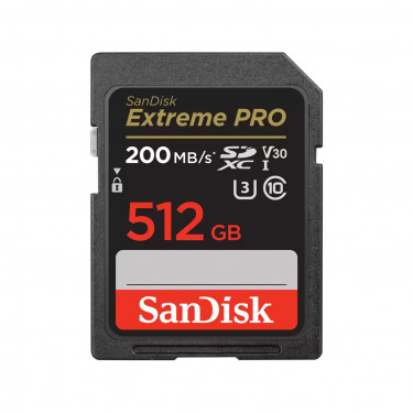 Карта пам'яті SD 512GB C10 UHS-I U3 SanDisk (SDSDXXD-512G-GN4IN)