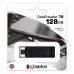 USB флеш накопичувач 128GB DataTraveler 70 USB 3.2 / Type-C Kingston (DT70/128GB) Фото 1