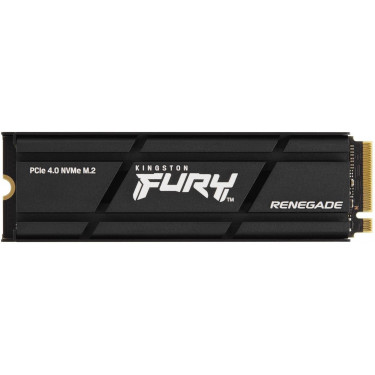 Накопичувач SSD Fury Renegade 500GB, M.2, PCIe 4.0 + радіатор Kingston (SFYRSK/500G)