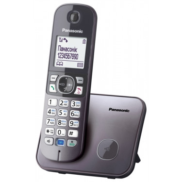 Радіотелефон DECT KX-TG6811UAM металік Panasonic