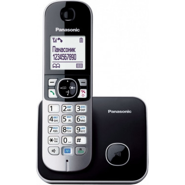 Радіотелефон DECT KX-TG6811UAB чорний Panasonic