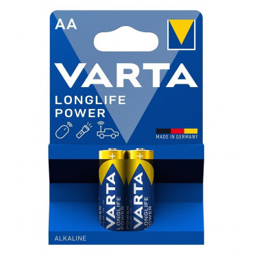 Батарейка AA лужна блістер, 2 шт, Longlife Power Varta (04906121412)