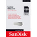 Накопичувач  USB 3.1 Type-A 256GB Ultra Luxe сріблястий SanDisk (SDCZ74-256G-G46) Фото 5