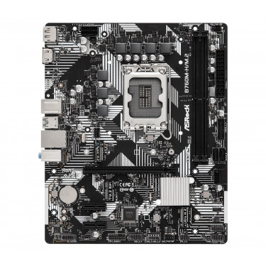 Материнська плата B760M-H/M.2 s1700 B760 2xDDR5 M.2 HDMI DP mATX ASRock (B760M-H/M.2)