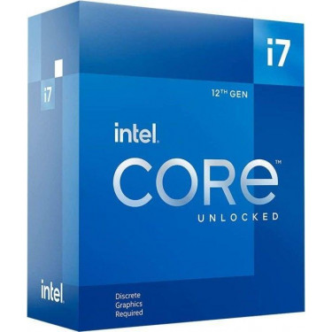 Процесор Core i7-12700KF 12C/20T 3.6GHz 25Mb LGA1700 125W w/o graphics Box Intel (BX8071512700KF)
