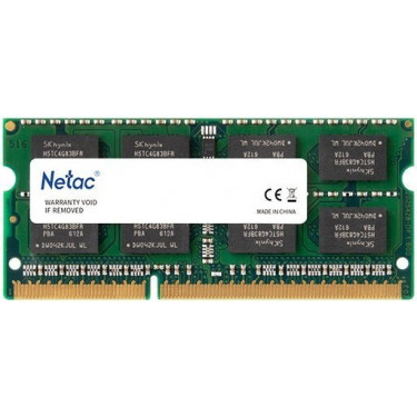 Пам'ять ноутбука 4GB, DDR3 Netac (NTBSD3N16SP-04)