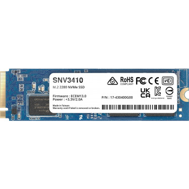 Накопичувач SSD 800GB, M.2, PCIe Synology (SNV3410-800G)