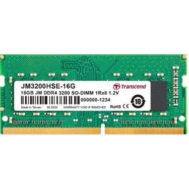 Пам'ять ноутбука 16GB, DDR4 Transcend (JM3200HSE-16G)