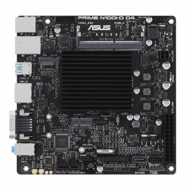 Материнська плата PRIME N100I-D D4-CSM CPU Intel N100 Quad-Core 2.0GHz 1xDDR4 SO-DIMM D-Sub HDMI DP Com mITX ASUS (90MB1F70-M0EAYC)