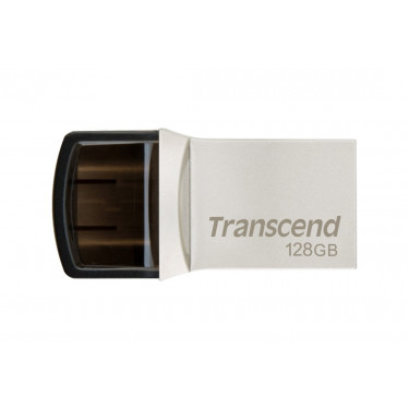 Накопичувач USB 3.1 Type-A + Type-C 128GB 890 R90/W30MB/s Transcend (TS128GJF890S)