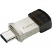 Накопичувач USB 3.1 Type-A + Type-C 128GB 890 R90/W30MB/s Transcend (TS128GJF890S) Фото 1