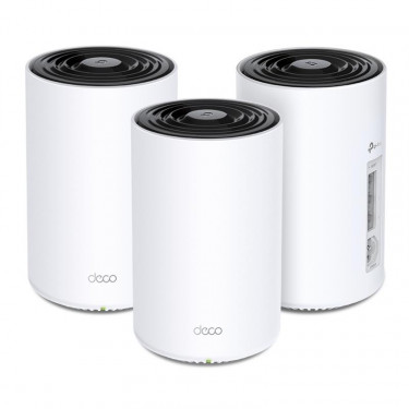 Система WiFi-Mesh Deco PX50 AX3000, 3xGE LAN/WAN, 3 мод, Powerline G1500 TP-LINK (DECO-PX50-3-PACK)