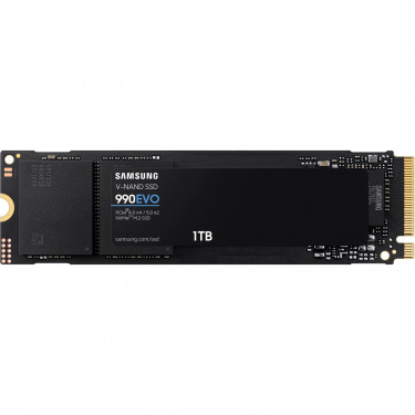 Накопичувач SSD 990EVO 1TB, M.2, PCIe 4.0 Samsung (MZ-V9E1T0BW)