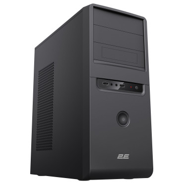 Корпус (case) TeamX TMX01 з БЖ 2E ATX400W 2xUSB2.0 1x80мм VGA 310мм, ATX чорний 2E (2E-TMX01)