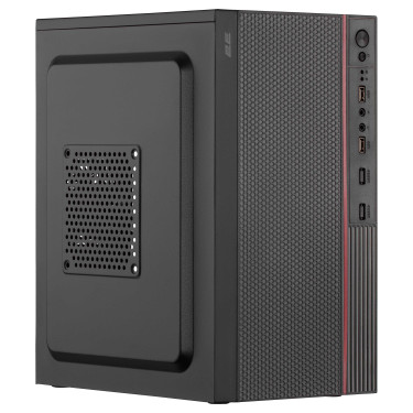 Корпус (case) TeamX TMX03 БЖ ATX400W, mATX, чорний 2E (2E-TMX03)