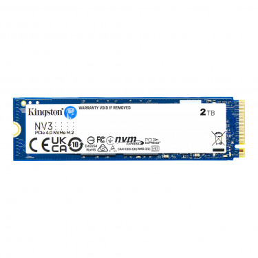 Накопичувач SSD M.2 2TB PCIe 4.0 NV3 Kingston (SNV3S/2000G)