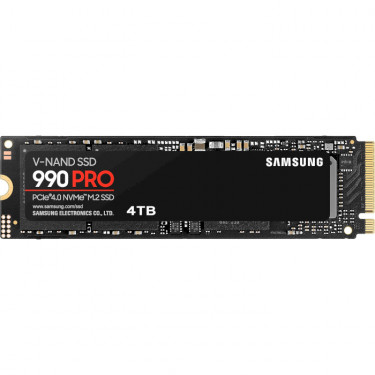 Накопичувач SSD 990PRO M.2, 4TB, PCIe 4.0  Samsung (MZ-V9P4T0BW)