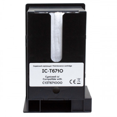Контейнер (сумісний) для відпрацьованих чорнил Epson T6710/PXBMB2 (C13T671000) з чіпом Barva (IC-T6710)