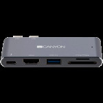 Хаб 5-в-1 мультипорт Thunderbolt 3 DS-5  Canyon (CNS-TDS05DG)