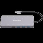 Хаб 13-в-1 мультипорт USB Type-C DS-12  Canyon (CNS-TDS12)