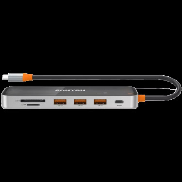 Хаб 7-в-1 мультипорт USB Type-C DS-13  Canyon (CNS-TDS13)