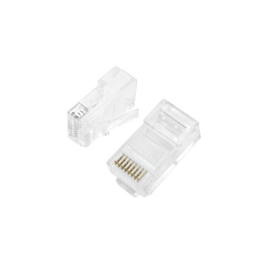 Конектор UTP Cat.5е RJ 45/8P8C 40 шт Patron (RJ-45-8P8C-40)