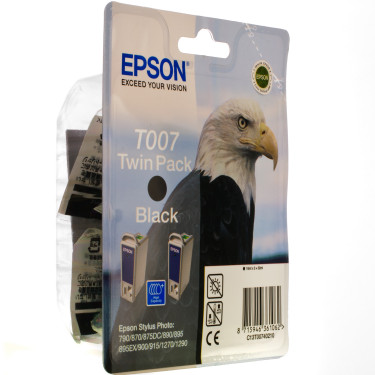 Комплект картриджів T007402 чорний, 2 шт Epson (C13T00740210)