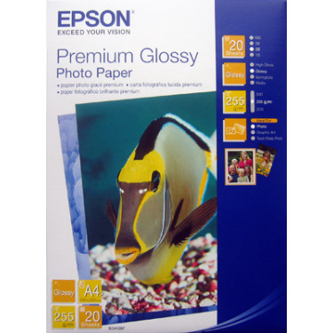 Фотопапір Premium Glossy А4, 20 арк Epson (C13S041287)