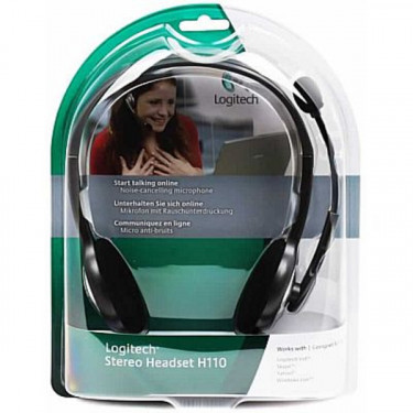 Гарнітура H110 Stereo Headset Logitech (981-000271)