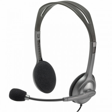 Гарнітура H111 Stereo Headset сіра Logitech (981-000593)