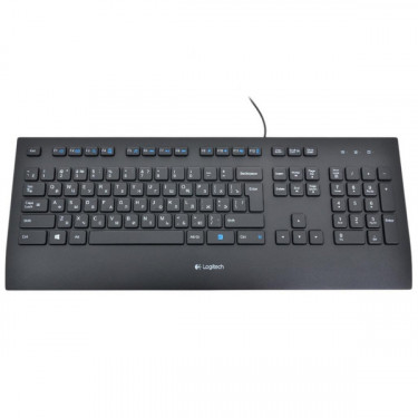 Клавіатура USB K280E, чорна Logitech (920-005215)