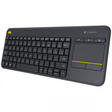 Клавіатура бездротова K400 Plus Dark, чорна Logitech (920-007147)