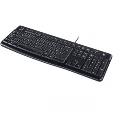 Клавіатура USB K120, RU, чорна Logitech (920-002522)