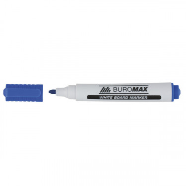 Маркер для магнітних сухостираємих дощок 2-4 мм, синій Buromax (BM.8800-02)