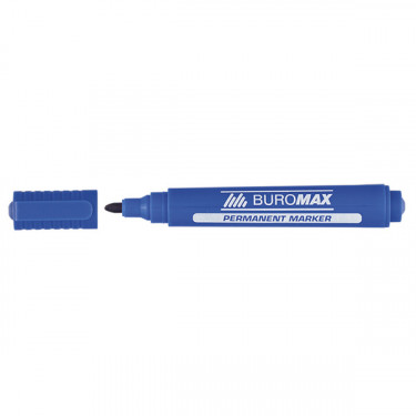 Маркер водостійкий, 2-4 мм, синій Jobmax Buromax (BM.8700-02)
