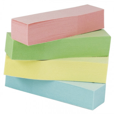 Закладки паперові 51x12 мм, 4 кольори по 100 арк, асорті Buromax (BM.2306-99)