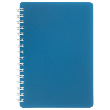Блокнот на пружині А6, 80 арк, клітинка, синій Classic Buromax (BM.2589-002)
