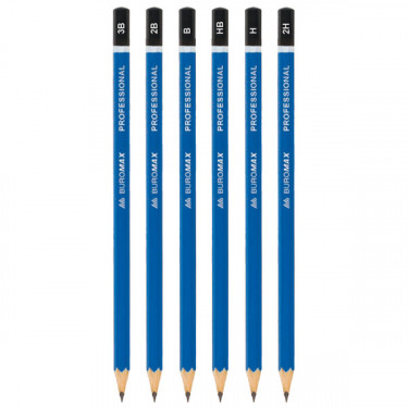 Набір олівців для креслення 6 шт Professional Buromax (BM.8564)