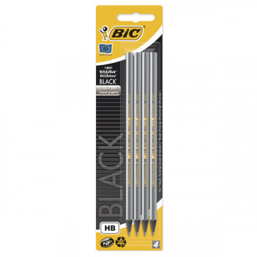 Набір графітових олівців 4 шт, HB, металік Evolution BIC (3086123278004)