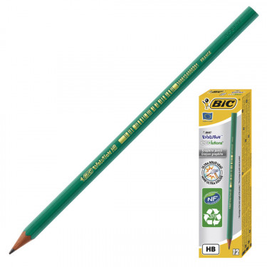 Олівець графітовий, HB, зелений Evolution BIC (3086124000291)