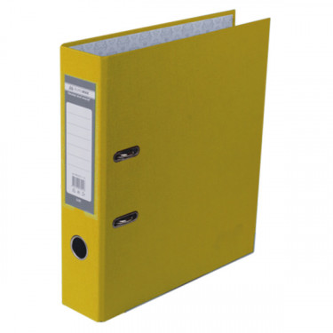 Папка-реєстратор А4, 50 мм, PP, жовта Lux Buromax (BM.3012-08c)